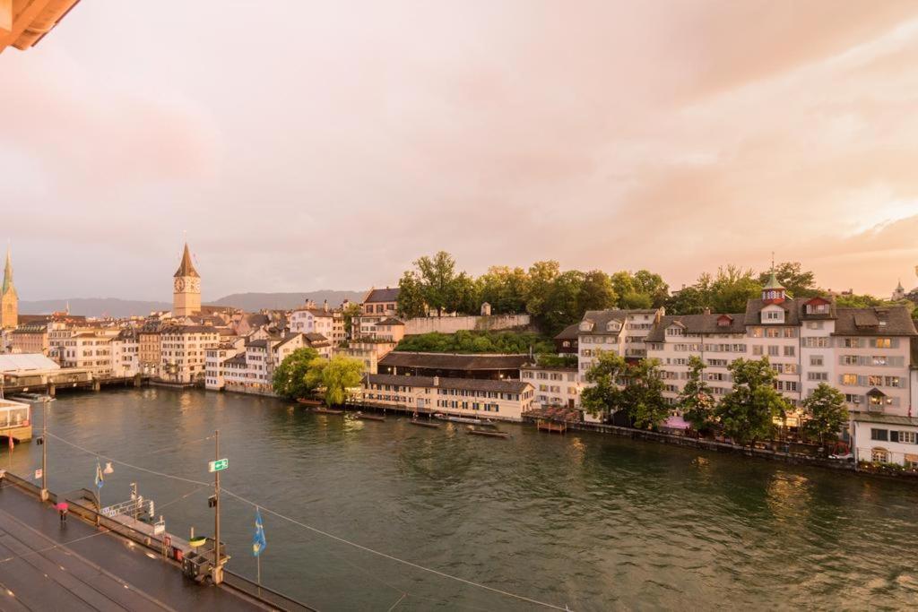 Le Bijou Lq82 Spectacular Limmatview Penthouse Appartement Zürich Buitenkant foto